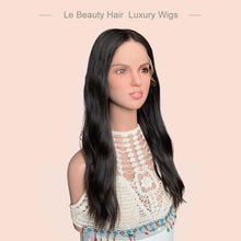 Load image into Gallery viewer, Lebeauty Hair Natural Brown Lace Top Wigs Slavic Hair Jewish Wig Wave Kosher Wigs