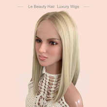Load image into Gallery viewer, Lebeauty Hair Gorgeous Buttery Blonde With Subtle Lowlights Lace Top Wigs European Jewish Wig