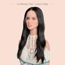 Load image into Gallery viewer, Lebeauty Hair Natural Brown Lace Top Wigs Slavic Hair Jewish Wig Wave Kosher Wigs