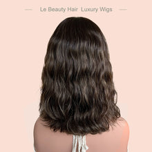 Load image into Gallery viewer, Lebeauty Hair Natural Brown With Highlights Color Wigs Lace Top Wigs European Jewish Wig Wave Full Hand Tied Kosher Wigs