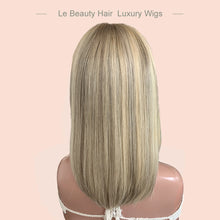 Load image into Gallery viewer, Lebeauty Hair Gorgeous Buttery Blonde With Subtle Lowlights Lace Top Wigs European Jewish Wig