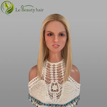 Load image into Gallery viewer, Lebeauty Hair Gorgeous Honey Blonde With Dark Root Lace Top Wigs European Jewish Wig