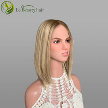 Load image into Gallery viewer, Lebeauty Hair Gorgeous Blonde With Lowlight Lace Top Wigs European Jewish Wig In Stock