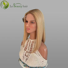Load image into Gallery viewer, Lebeauty Hair Gorgeous Honey Blonde With Dark Root Lace Top Wigs European Jewish Wig