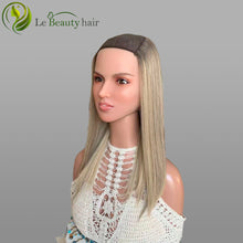 Load image into Gallery viewer, Lebeauty Hair Cool Blonde With Lowlight 6244 Color Wigs Lace Top Wigs European Jewish Wig Straight Hair Kosher Wigs