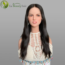 Load image into Gallery viewer, Lebeauty Hair Natural Brown Lace Top Wigs Slavic Hair Jewish Wig Wave Kosher Wigs