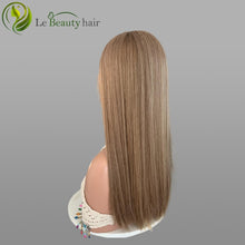 Load image into Gallery viewer, Blonde Color Swiss Lace Top Human Hair Wig Jewish Kosher Wigs