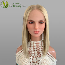 Load image into Gallery viewer, Lebeauty Hair Gorgeous Buttery Blonde With Subtle Lowlights Lace Top Wigs European Jewish Wig