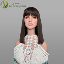 Load image into Gallery viewer, Slavic Hair Silk Top Wig Unprocessed Virgin Hair Natural Brown Color Skin Base Jewish Wig