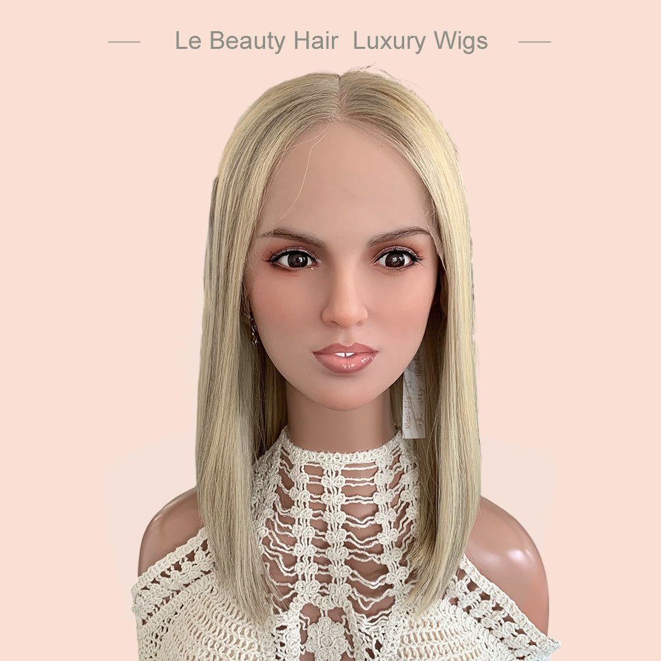 Lebeauty Hair Gorgeous Buttery Blonde With Subtle Lowlights Lace Top Wigs European Jewish Wig