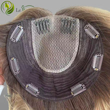 Load image into Gallery viewer, Lebeauty Hair Gorgeous Blonde With Lowlight Close Lace Topper European Jewish Wig In Stock