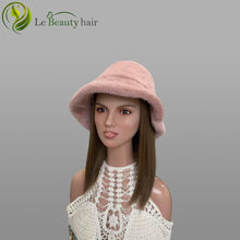 Load image into Gallery viewer, Lebeauty Hair Light Blonde Slavic Hair Wigs Hat Fall Wigs Slavic Hair Jewish Wig Wave Kosher Wigs