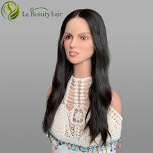 Load image into Gallery viewer, Lebeauty Hair Natural Brown Lace Top Wigs Slavic Hair Jewish Wig Wave Kosher Wigs