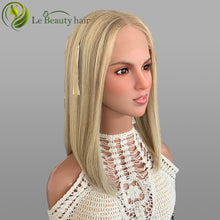 Load image into Gallery viewer, Lebeauty Hair Gorgeous Buttery Blonde With Subtle Lowlights Lace Top Wigs European Jewish Wig