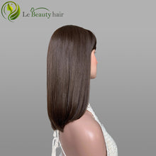 Load image into Gallery viewer, Slavic Hair Silk Top Wig Unprocessed Virgin Hair Natural Brown Color Skin Base Jewish Wig