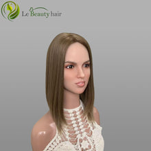 Load image into Gallery viewer, Lebeauty Hair Luxury Blonde Color Silk Top Slavic Hair Jewish Topper Straight Silk Toppers