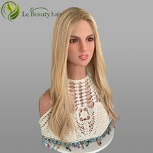 Load image into Gallery viewer, Lebeauty Hair Gorgeous Honey Blonde Color Wigs Lace Top Wigs European Jewish Wig