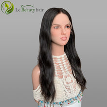 Load image into Gallery viewer, Lebeauty Hair Natural Brown Lace Top Wigs Slavic Hair Jewish Wig Wave Kosher Wigs