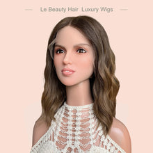 Load image into Gallery viewer, Lebeauty Hair Ombre Color Wigs Lace Top Wigs European Jewish Wig Wave Kosher Wigs