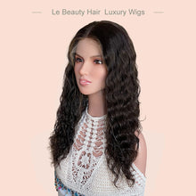 Load image into Gallery viewer, Lebeauty Hair Highlight Brown Curly Wigs Lace Top Wigs European Jewish Wig Kosher Wigs