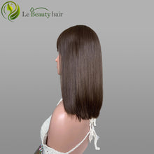 Load image into Gallery viewer, Slavic Hair Silk Top Wig Unprocessed Virgin Hair Natural Brown Color Skin Base Jewish Wig