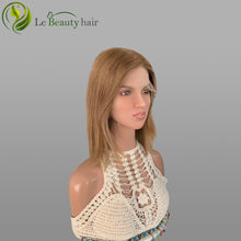 Load image into Gallery viewer, Lebeauty Hair Slavic Hair #14 Color Blonde Color Mini Layer Human Hair Vrigin Hair Wigs Lace Top Wigs Jewish Wig