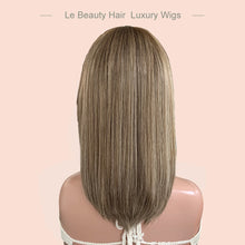 Load image into Gallery viewer, Lebeauty Hair Gorgeous Highlights Brown Bleached Konts Wigs Lace Top Wigs European Jewish Wig