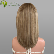Load image into Gallery viewer, Lebeauty Hair Gorgeous Highlights Brown Bleached Konts Wigs Lace Top Wigs European Jewish Wig