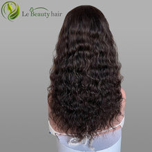 Load image into Gallery viewer, Lebeauty Hair Highlight Brown Curly Wigs Lace Top Wigs European Jewish Wig Kosher Wigs