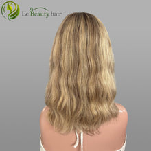 Load image into Gallery viewer, Lebeauty Hair Dark Blonde Color Wigs Lace Top Wigs European Jewish Wig Wave Kosher Wigs