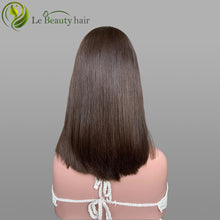Load image into Gallery viewer, Slavic Hair Silk Top Wig Unprocessed Virgin Hair Natural Brown Color Skin Base Jewish Wig