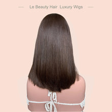 Load image into Gallery viewer, Slavic Hair Silk Top Wig Unprocessed Virgin Hair Natural Brown Color Skin Base Jewish Wig