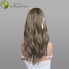 Load image into Gallery viewer, Lebeauty Hair Gorgeous Highlights Brown Wave Wigs Lace Top Wigs European Jewish Wig