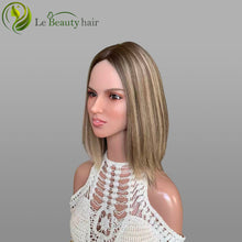Load image into Gallery viewer, Lebeauty Hair Gorgeous Blonde With Lowlight Silk Topper European Jewish Wig Factory