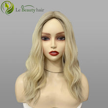 Load image into Gallery viewer, Lebeauty Hair Luxury Blonde Color Wigs Silk Top Wigs European Hair Jewish Wig Kosher Wigs