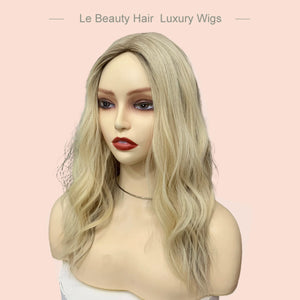 Lebeauty Hair Luxury Blonde Color Wigs Silk Top Wigs European Hair Jewish Wig Kosher Wigs