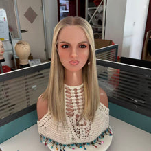 Load image into Gallery viewer, Lebeauty Hair Gorgeous Blonde With Lowlight Lace Top Wigs European Jewish Wig In Stock