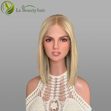 Load image into Gallery viewer, Lebeauty Hair Gorgeous Blonde With Lowlight Lace Top Wigs European Jewish Wig In Stock
