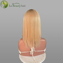 Load image into Gallery viewer, Lebeauty Hair Gorgeous Honey Blonde With Dark Root Lace Top Wigs European Jewish Wig