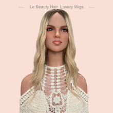 Load image into Gallery viewer, Human Hair Silk Top Topper Blonde Color Brazilian Hair 8x8 Inch Size