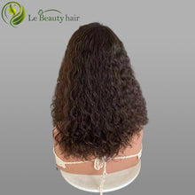 Load image into Gallery viewer, Lebeauty Hair Natural Black Color Curly Hair Wigs Lace Top Wigs European Jewish Wig Wave Kosher Wigs