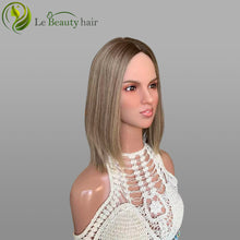 Load image into Gallery viewer, Lebeauty Hair Gorgeous Blonde With Lowlight Silk Topper European Jewish Wig Factory