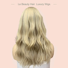 Load image into Gallery viewer, Lebeauty Hair Luxury Blonde Color Wigs Silk Top Wigs European Hair Jewish Wig Kosher Wigs