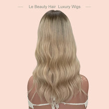 Load image into Gallery viewer, Human Hair Silk Top Topper Blonde Color Brazilian Hair 8x8 Inch Size