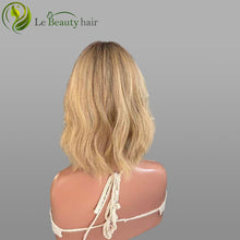 Load image into Gallery viewer, Lebeauty Hair Gorgeous Blonde With Lowlight Close Lace Topper European Jewish Wig In Stock