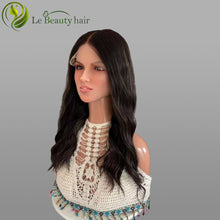 Load image into Gallery viewer, Lebeauty Hair Luxury Natural Black With Highlight Color Wigs Lace Top Wigs Europen Hair Jewish Wig Kosher Wigs