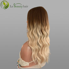 Load image into Gallery viewer, Long Length Blonde Color Swiss Lace Top Jewish Wigs Kosher Wig With Baby Hair