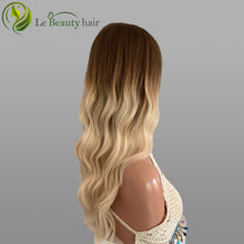 Load image into Gallery viewer, Long Length Blonde Color Swiss Lace Top Jewish Wigs Kosher Wig With Baby Hair