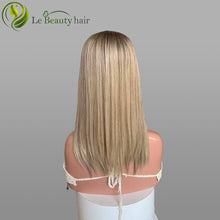 Load image into Gallery viewer, Lebeauty Hair Cool Blonde With Lowlight 6244 Color Wigs Lace Top Wigs European Jewish Wig Straight Hair Kosher Wigs