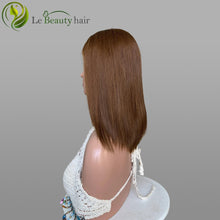 Load image into Gallery viewer, BB7 Brown Color Swiss Lace European Hair With Blonde Highlights Top Quality Wig In Good Price